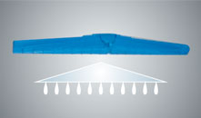 敞開(kāi)式軟管分水盤布水系統(tǒng)